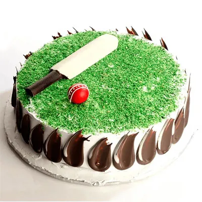 Cricket Ground Cake