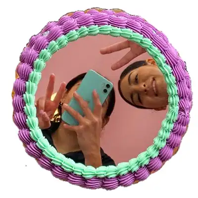 Selfie Mirror Cake