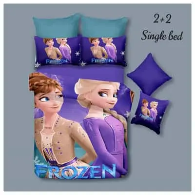 Frozen Printed Bedsheet