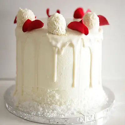 Raffaello White Chocolate Cake