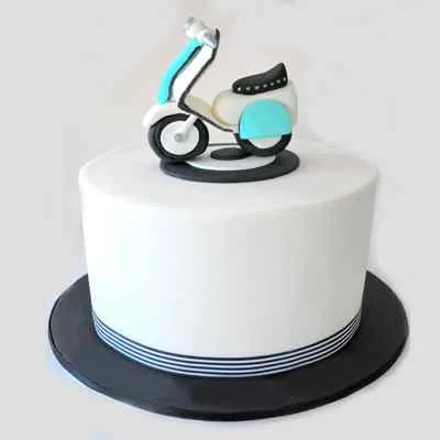 Vanilla Scooter Cake