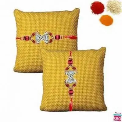 2 Diamond Rakhi