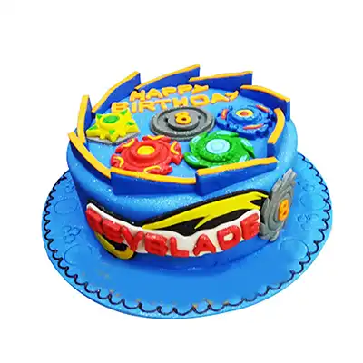 Beyblade Birthday Cake