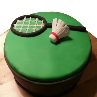 Badminton Theme Cake Design