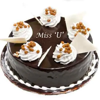 Miss You Chocolate Cake