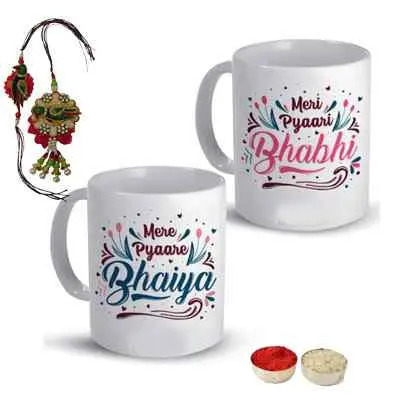 Lumba Rakhi & Bhaiya Bhabhi Mugs