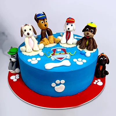 Paw Patrol Cake Design 1 Layer