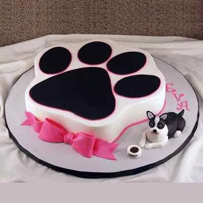 Delicious Dog Paw Cake