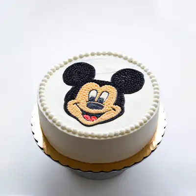 Mickey Mouse Vanilla Cake