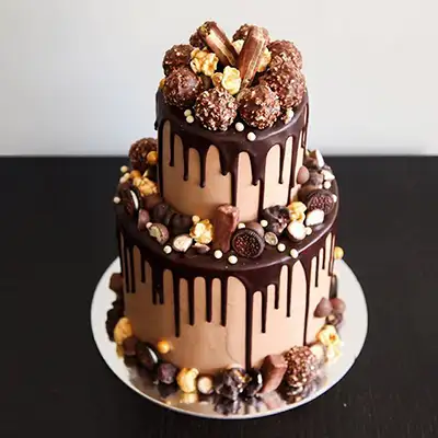 Ferrero Rocher 2 Tier Cake