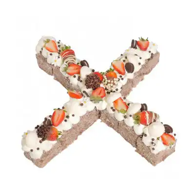 X Letter Cake