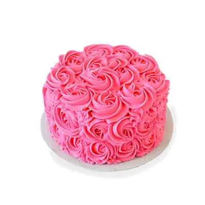 Pink Rose Cake