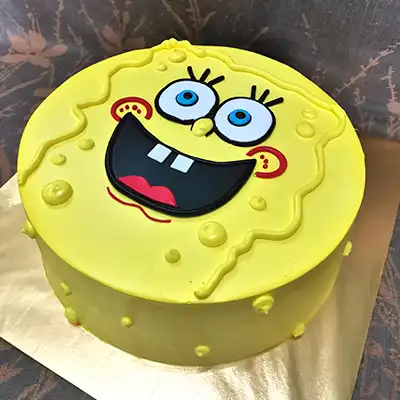 Buttercream SpongeBob Cake