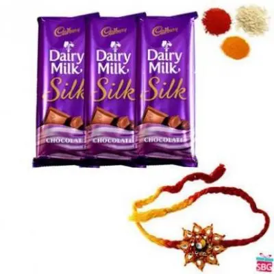 Dairy Milk Silk With 1 Rakhi