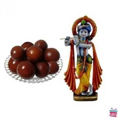 Krishna With Gulab Jamun