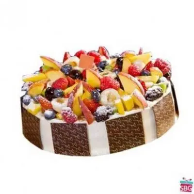 Fruit Chocolate Cake