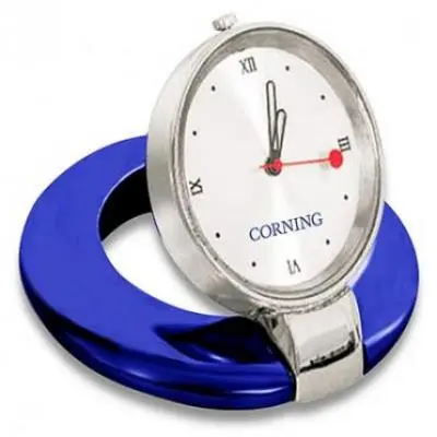 Blue Desktop Clock