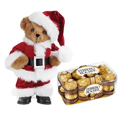 Santa Claus With Ferrero Rocher