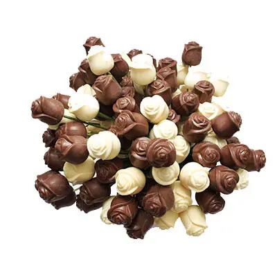 Milk and White Chocolate Roses Pack of 100