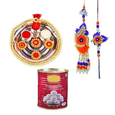 Lumba Rakhi With Rasgulla