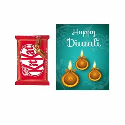 Diwali Greetings with Kitkat Chocolates