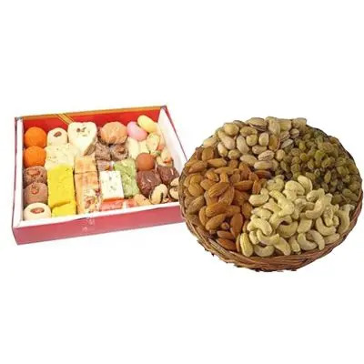 Mixed Dry Fruits & Mixed Sweets 