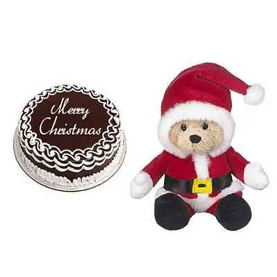 Christmas Cake with Santa Claus