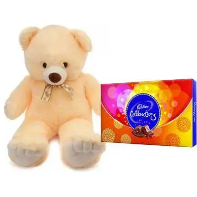 24 Inch Teddy with Celebration