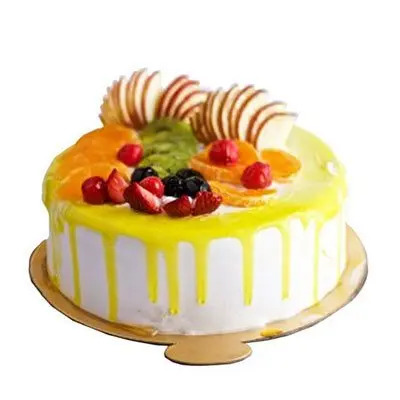 Eggless Fresh Fruit Cake