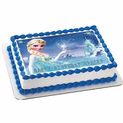 Princess Photo Cake Square