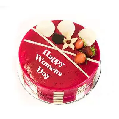 Womens Day Strawberry Cake