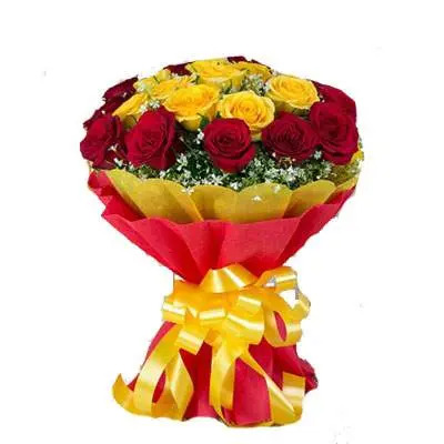 Red & Yellow Roses Bouquet