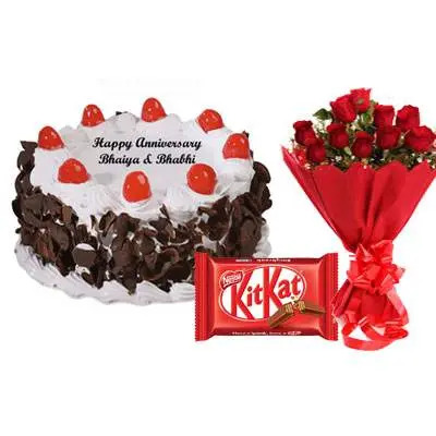 Black Forest Cake, Bouquet & Kitkat