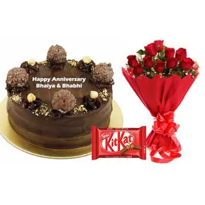 Ferrero Rocher Cake, Bouquet & Kitkat