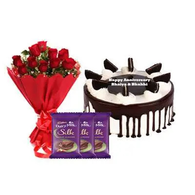 Oreo Cake, Bouquet & Silk