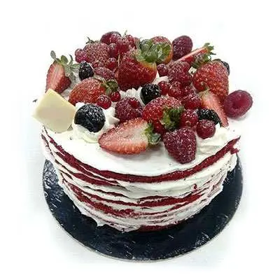 Red Velvet Fruit Cake