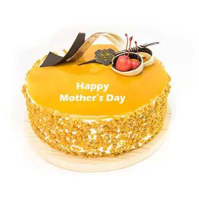 Mothers Day Butterscotch Cream Cake