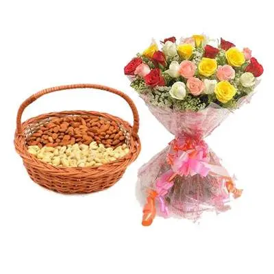 Almonds, Cashew & Mix Roses