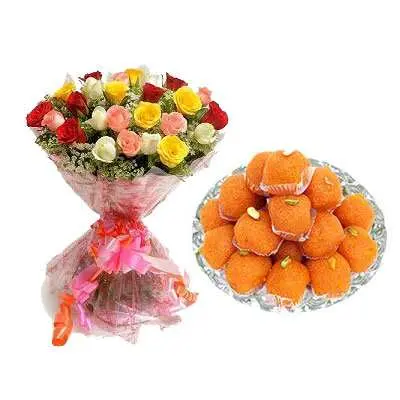 Mix Roses with Laddu