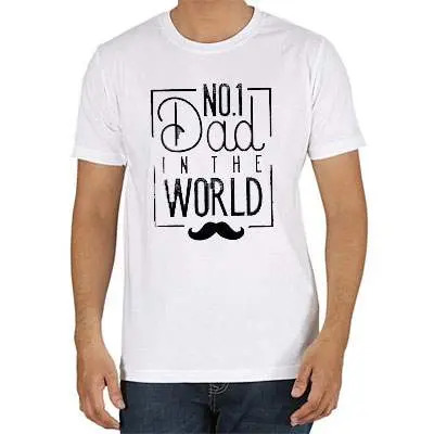 No 1 Dad T Shirt