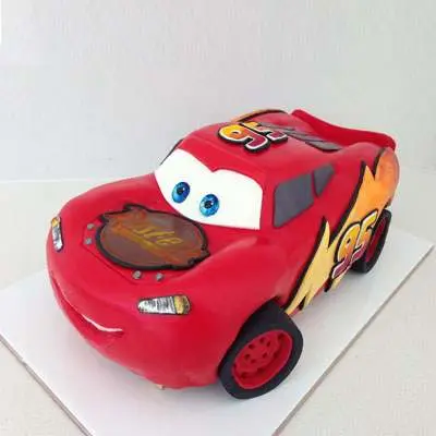 Mcqueen Car Fondant Cake