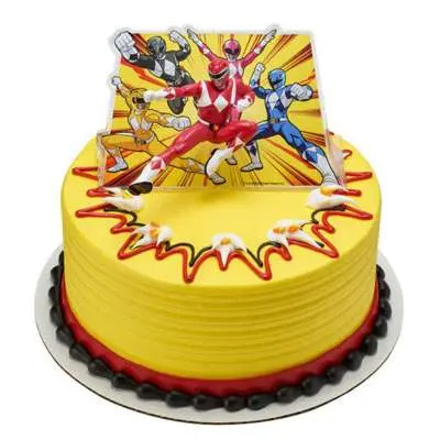 Power Ranger Fondant Cake
