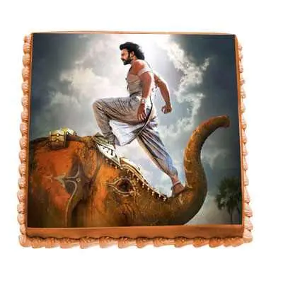 Saahore Baahubali Photo Cake