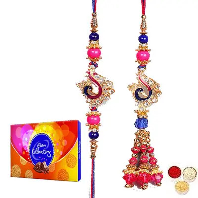 Lumba Rakhi For Bhaiya Bhabhi With Celebration