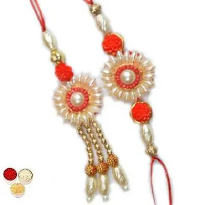 Lumba Rakhi Set With Tikka