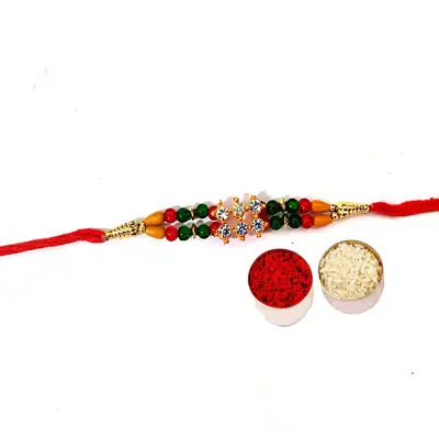 Pearl Double Layer Rakhi