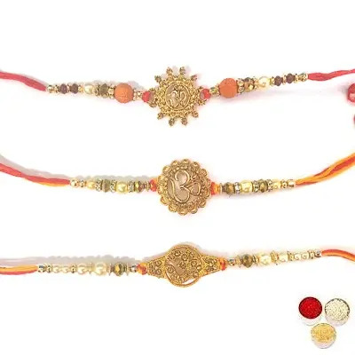 Set of 3 Om Rakhi