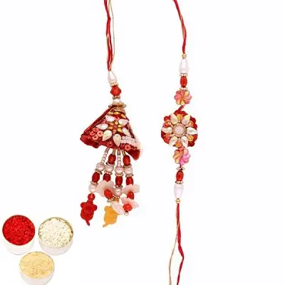 Awesome Rakhi Set for Bhaiya Bhabhi