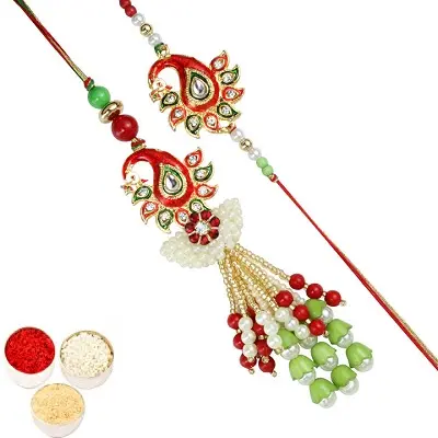 Beautiful Rakhi Set For Bhaiya Bhabhi