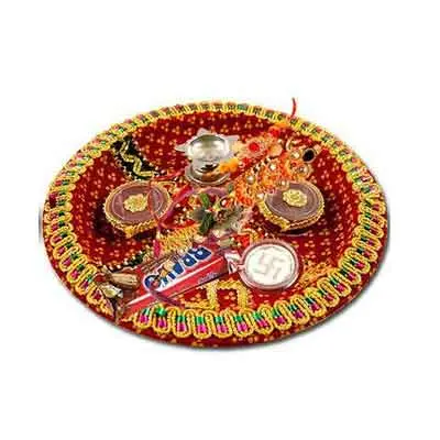 Traditional Rakhi Pooja Thali
